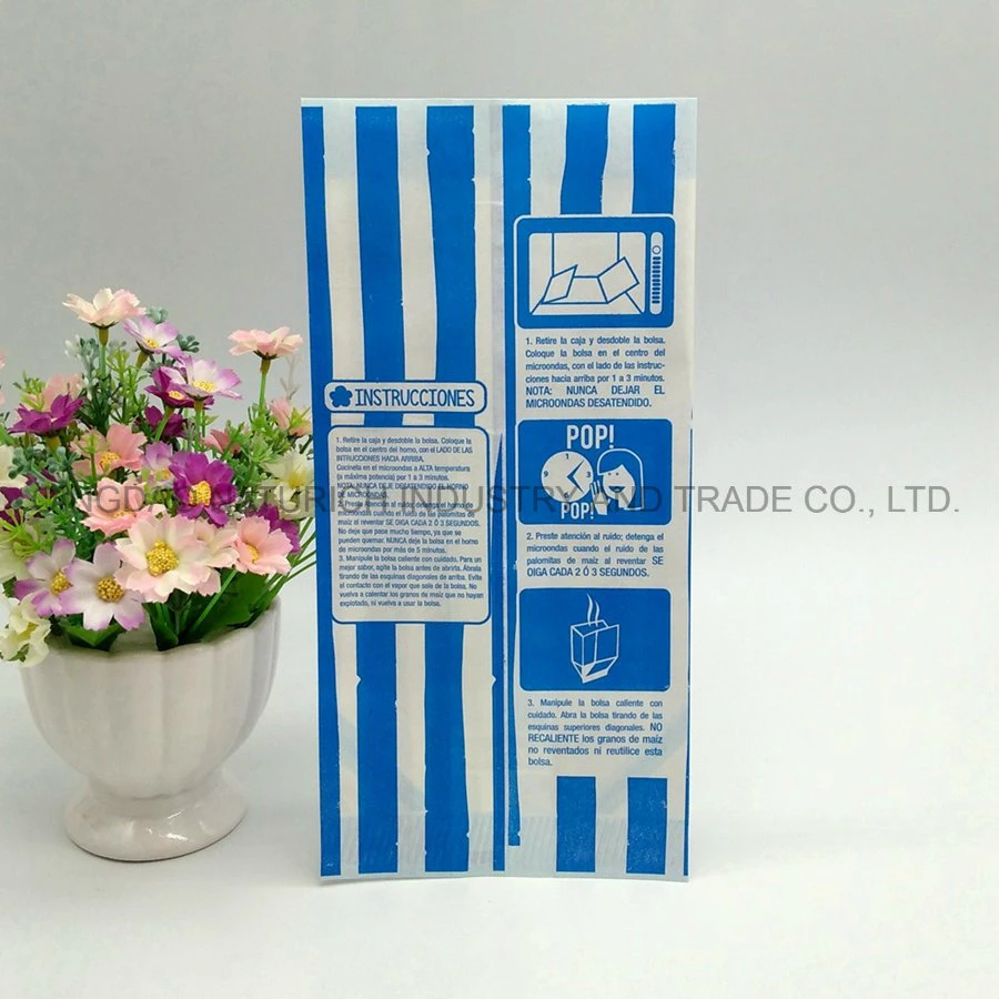 Microwave Popcorn Kraft Paper Bag 100g Food Packaging Paper Bag