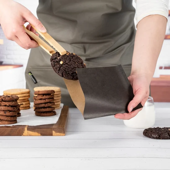 2 côtés ouvrent le sac de papier sulfurisé d'hamburger de hotdog de bagel d'impression faite sur commande d'emballage de catégorie comestible